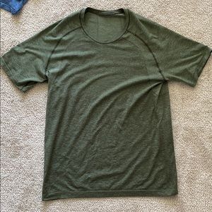 Lululemon Metal Vent Tech 2.0 Short Sleeve Green
